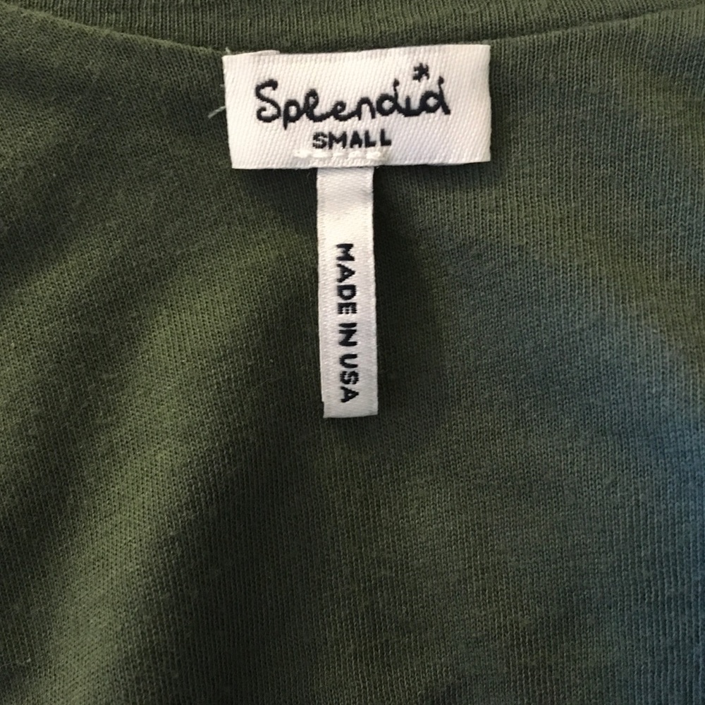 SOLD🍀Splendid striped ruched dress, t-shirt dress. size small - Picture 10 of 12